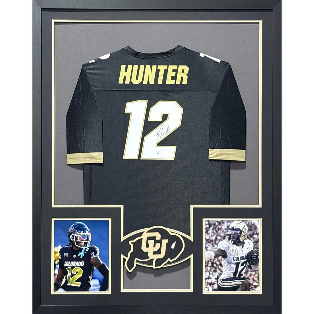 Autographed Travis Hunter Colorado Jersey in Frame with JSA Authentication (1 of 3)