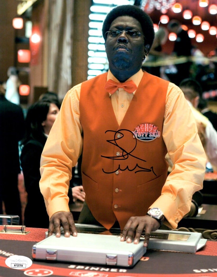 Bernie Mac JSA Authenticated Signed 8x10 Photograph as Frank from Oceans 13 (1 of 2)