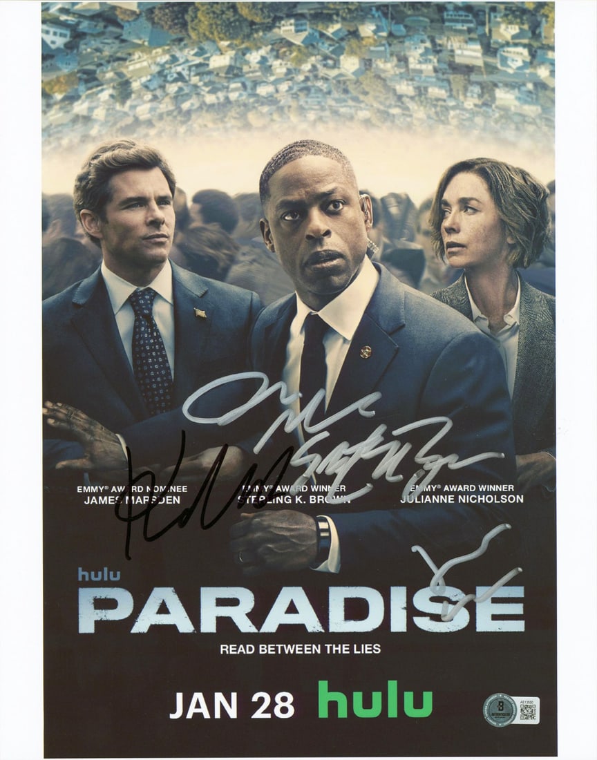 11x14 Paradise Cast Signed Photo Beckett BAS AE13550 (1 of 2)