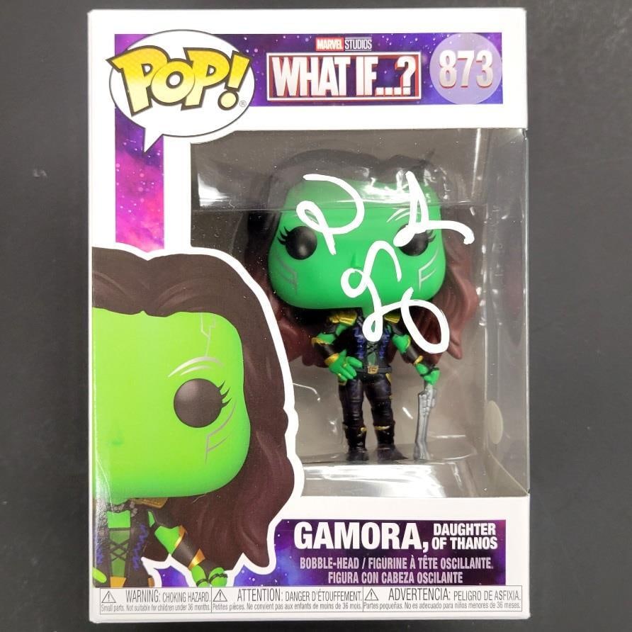 Gamora Funko Pop signed by Zoe Saldana JSA Holo (1 of 7)