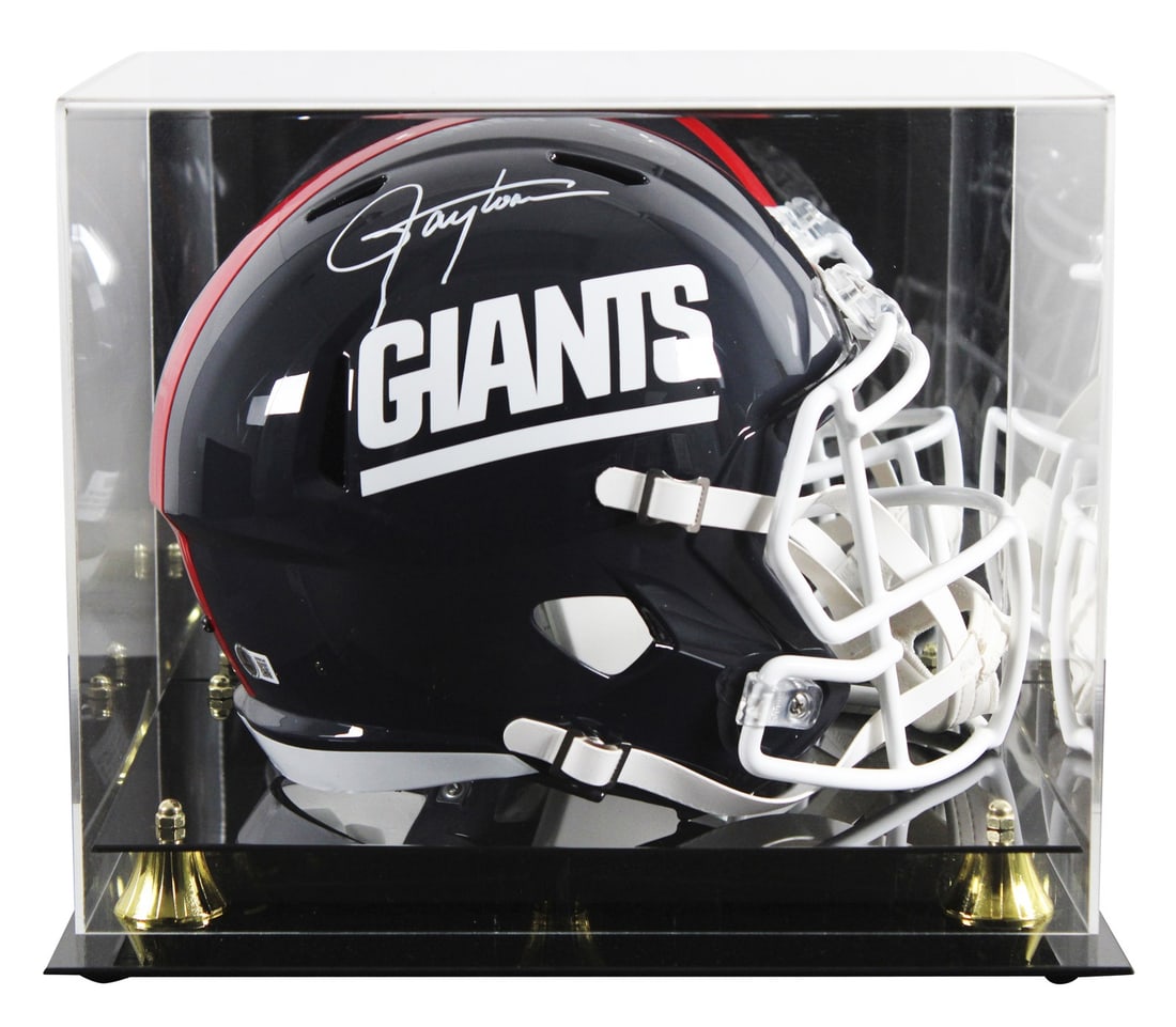 Lawrence Taylor Signed Giants Full Size Speed Helmet with Beckett Authentication: Lawrence Taylor Signed Giants Full Size Speed Helmet with Beckett Authentication This New York Giants Throwback Full Size Speed Replica Helmet has been personally signed by legendary player Lawrence T