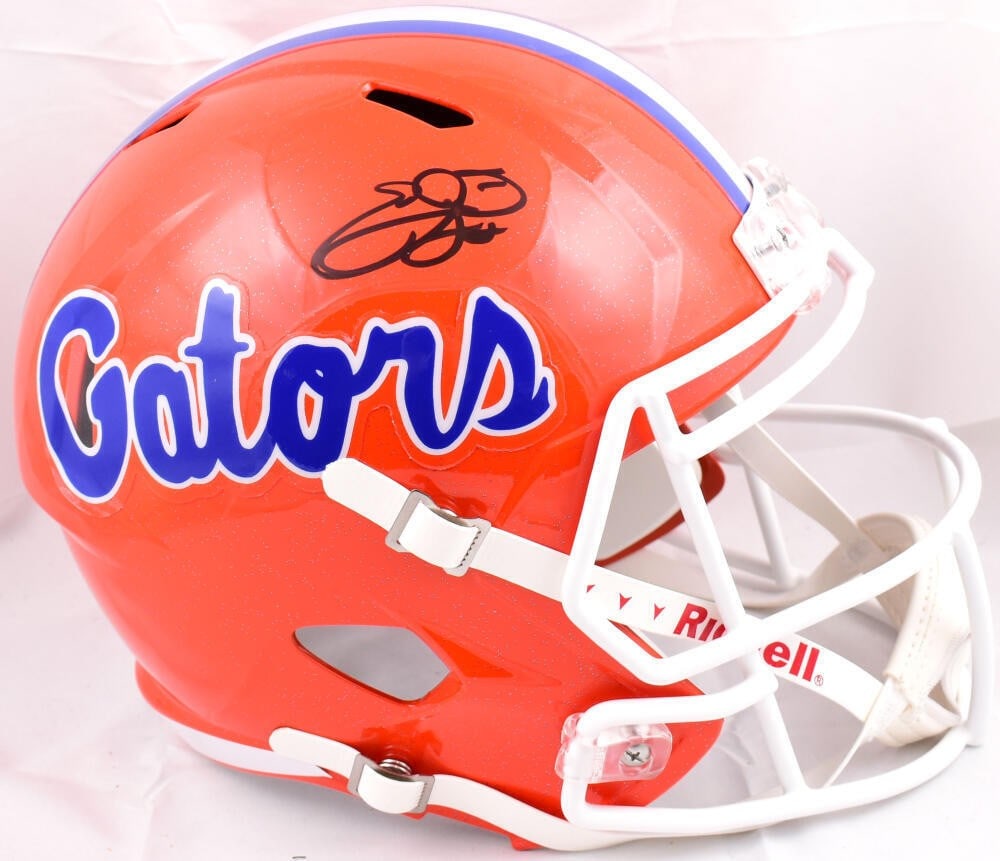 Signed Full Size Speed Helmet Emmitt Smith Florida Gators Beckett Hologram (1 of 7)