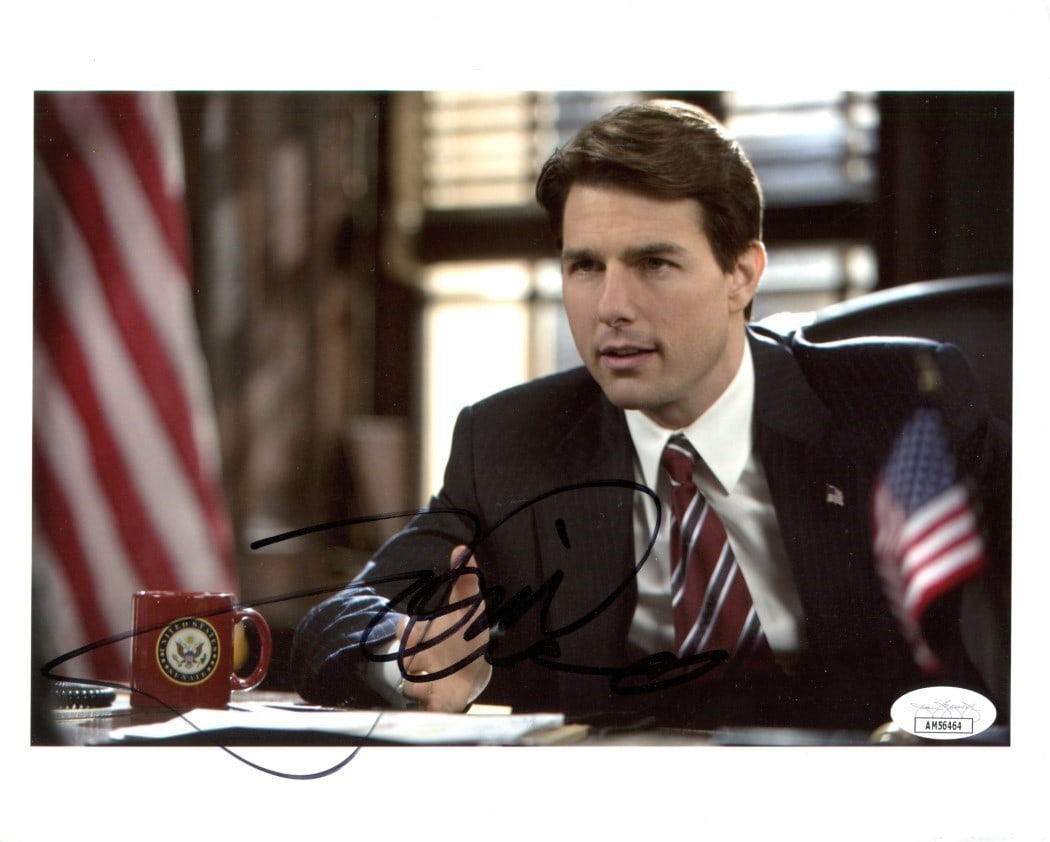 Autographed 8x10 Photograph of Tom Cruise as Senator in Lions for Lambs JSA Authenticated (1 of 2)