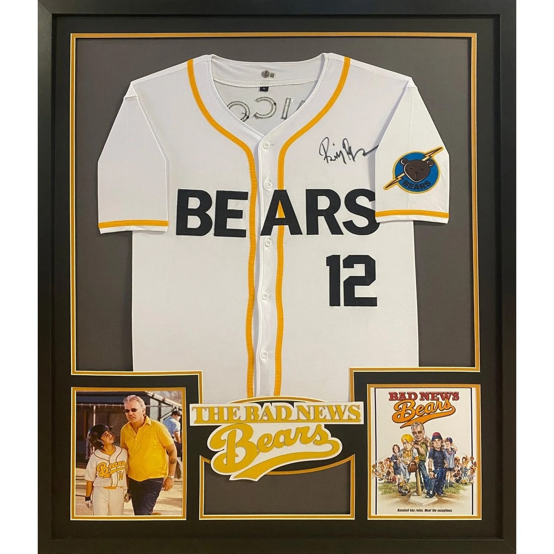 Framed Billy Bob Thornton Autographed White Jersey with JSA Authentication (1 of 2)
