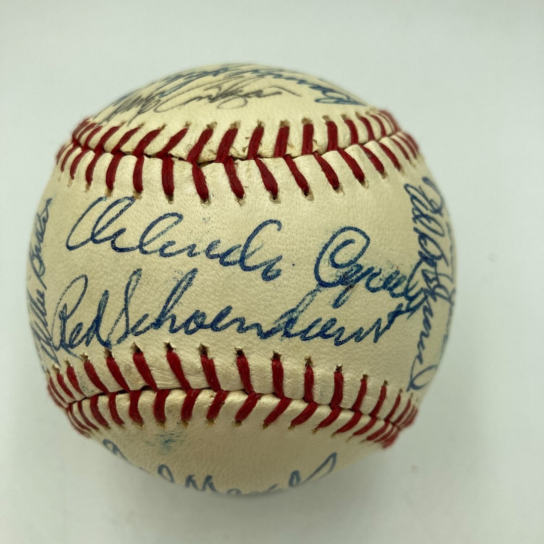 1967 St. Louis Cardinals Team Signed Baseball with 24 Signatures PSA (1 of 10)