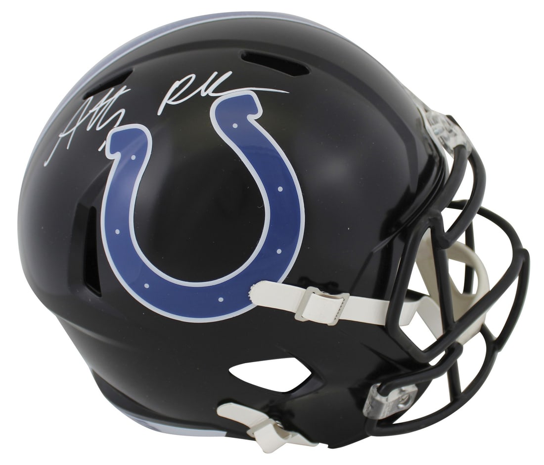 Anthony Richardson autographed Colts 2023 alternate Riddell Speed replica helmet (1 of 3)