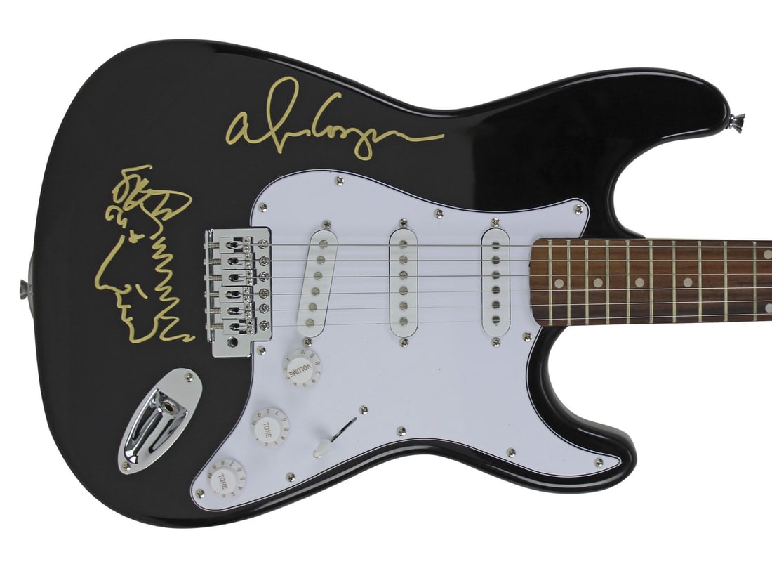 Alice Cooper Autographed Huntington Pro Electric Guitar With Self Portrait Beckett COA (1 of 10)