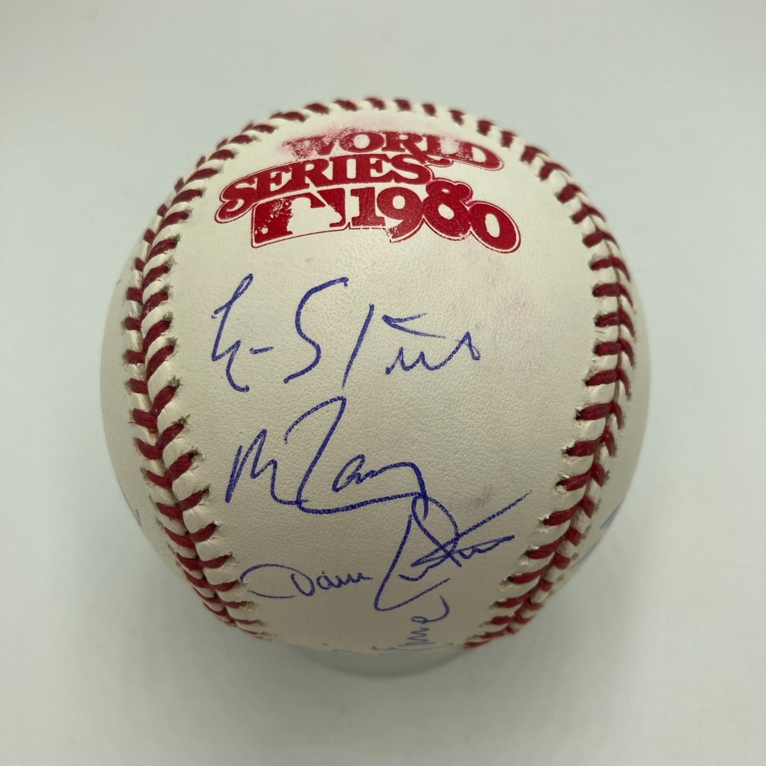 1980 Team USA Hockey Signed Baseball with JSA COA: 1980 Team USA Hockey Signed Baseball with JSA COA Celebrate the historic "Miracle on Ice" with this 1980 Team USA Olympic Hockey signed baseball. This official 1980 World Series baseball features the 