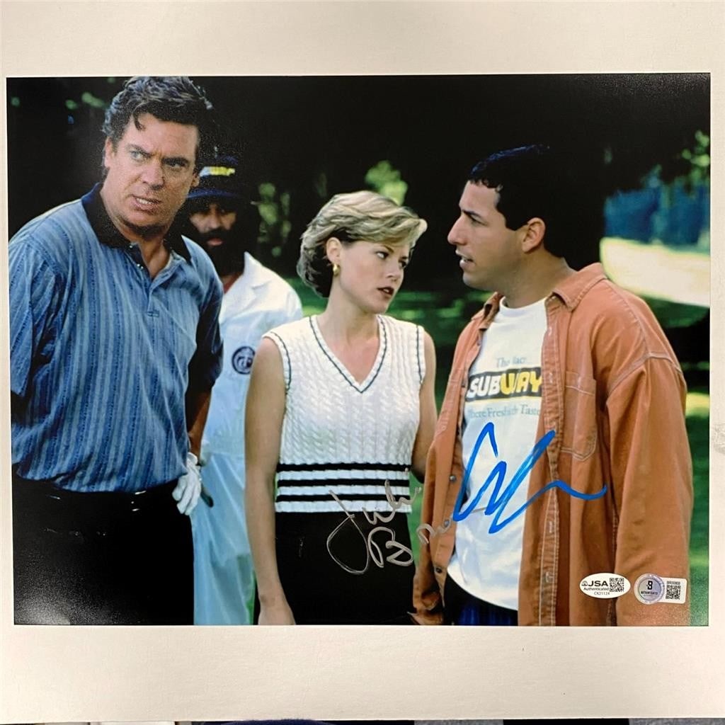 Happy Gilmore 11x14 Photo Signed by Adam Sandler and Julie Bowen JSA Authenticated (1 of 5)