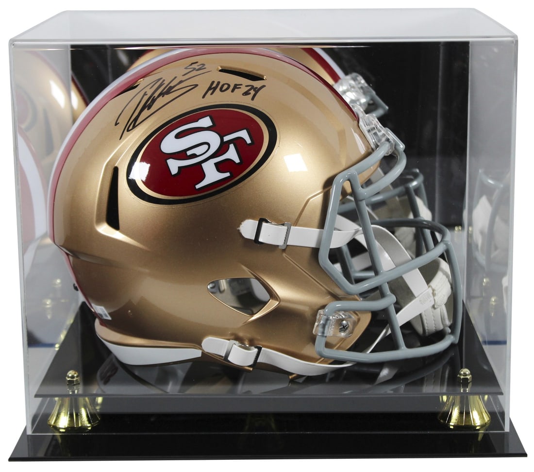 Patrick Willis Signed 49ers Full Size Helmet HOF 24 with BAS Auth: Patrick Willis Signed 49ers Full Size Helmet HOF 24 with BAS Auth This autographed Riddell Full Size Speed Replica Helmet features the personal signature of Patrick Willis, a renowned player from the 