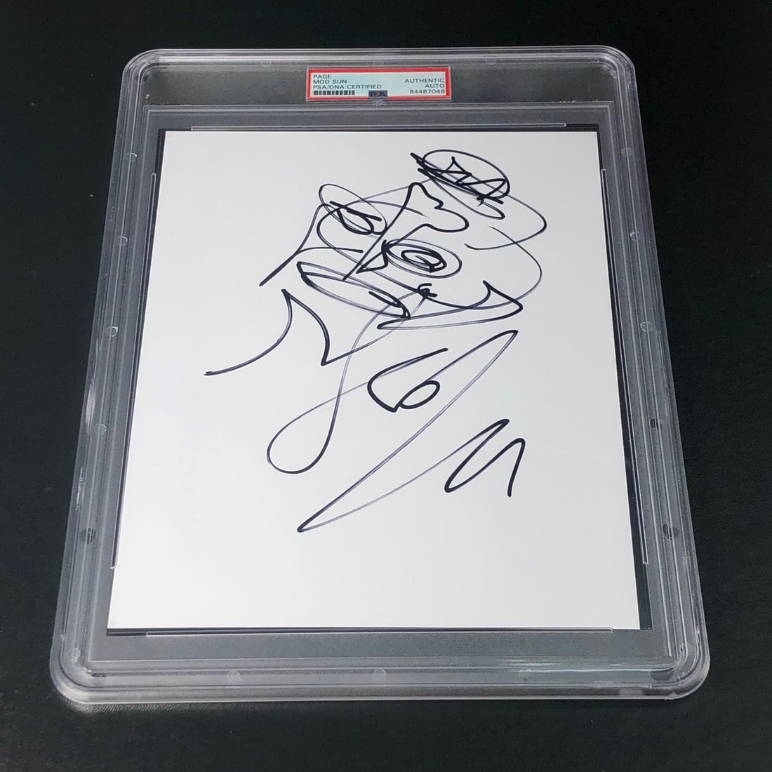 PSA Encapsulated Mod Sun Signed 8x10 Page (1 of 3)