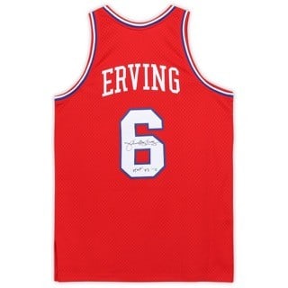 Julius Erving Fanatics Authentic 76ers Mitchell Ness HOF 93 Jersey (1 of 3)