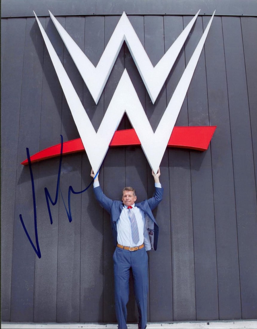 Vince McMahon JSA Certified Signed 8.5x11 Wrestling Photo with COA (1 of 2)
