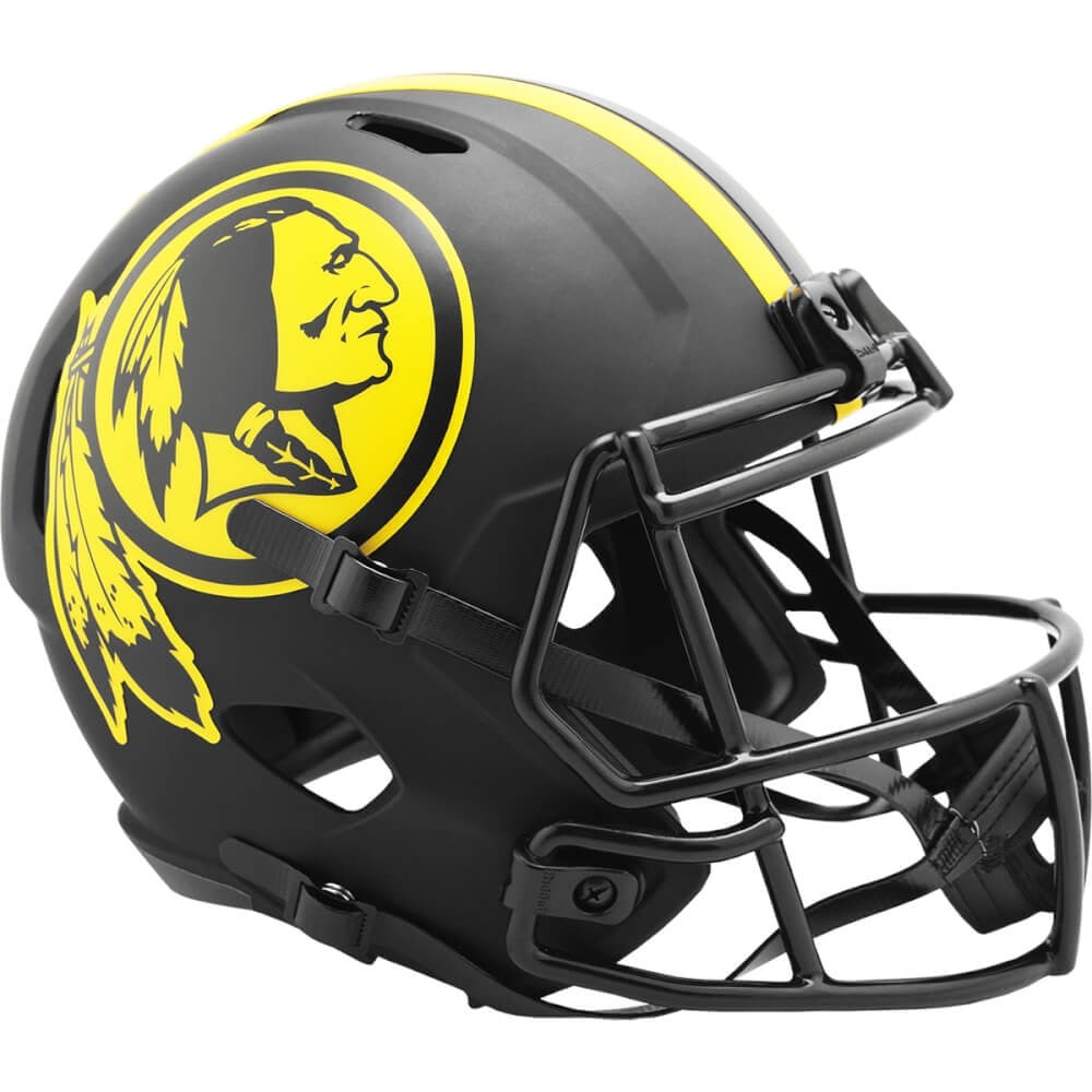 Washington Redskins Eclipse Riddell Full Size Replica Helmet Black Matte (1 of 1)