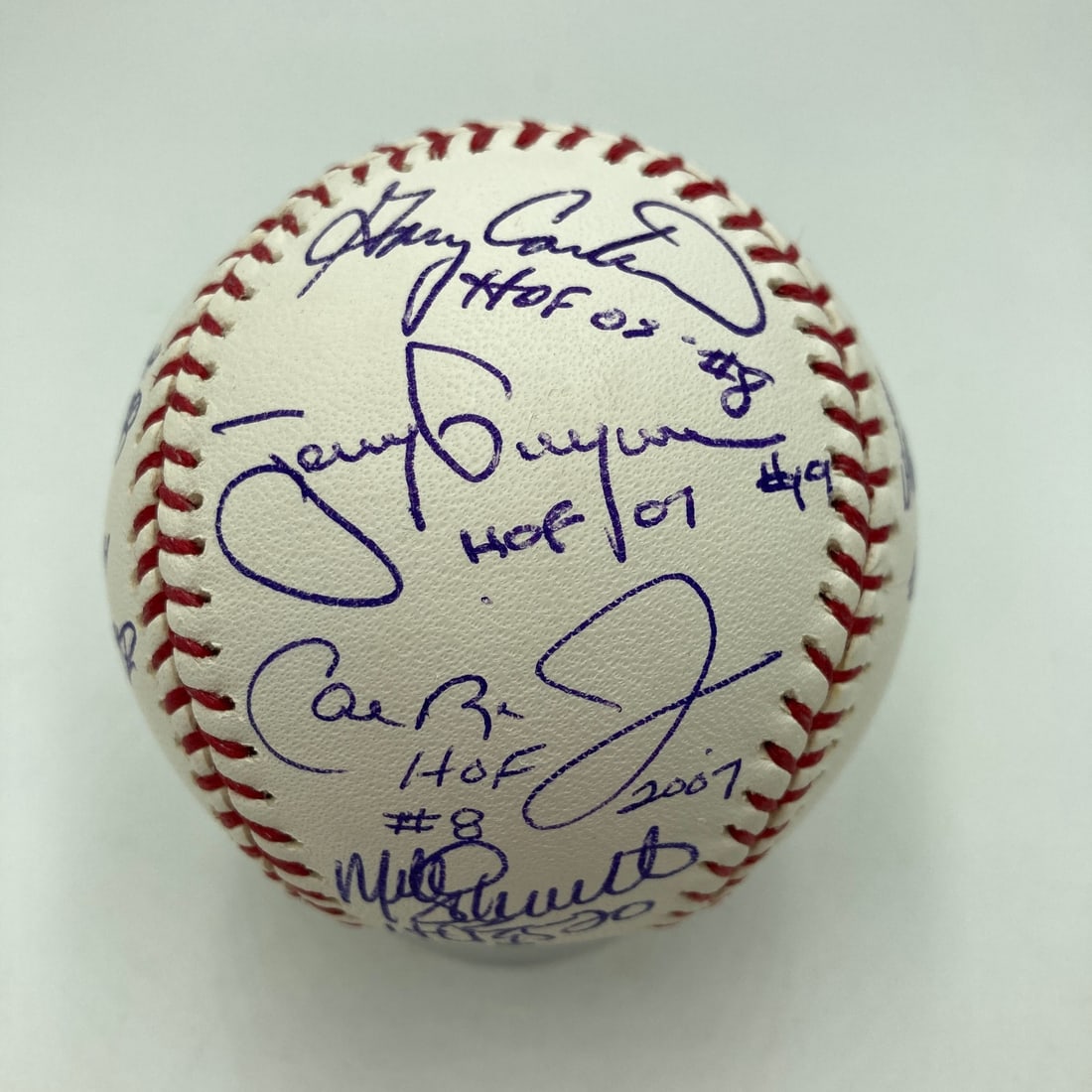 JSA Certified 10 HOF Autograph Baseball Gwynn Ryan Seaver Ripken (1 of 11)