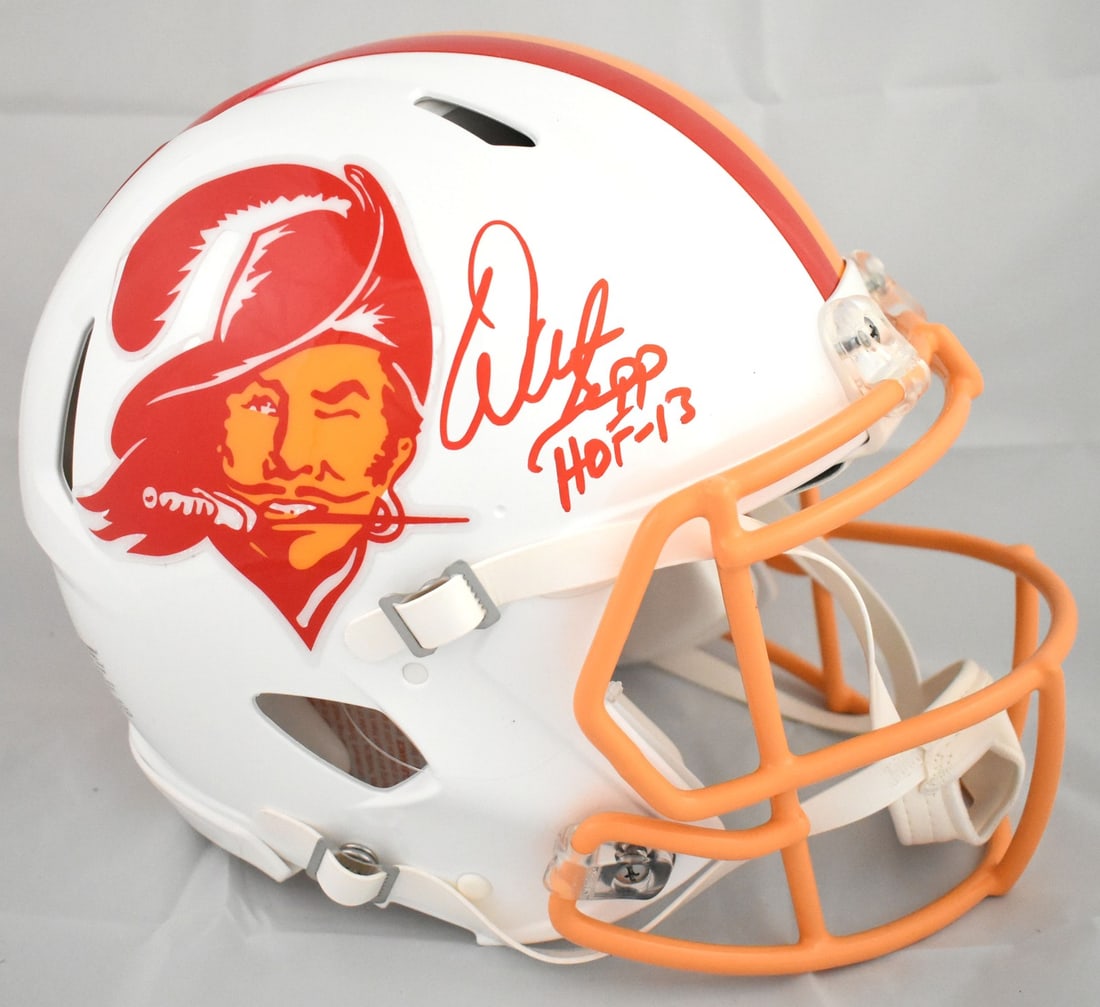 Warren Sapp Autographed Tampa Bay Buccaneers Full Size Speed Helmet Beckett Hologram (1 of 5)