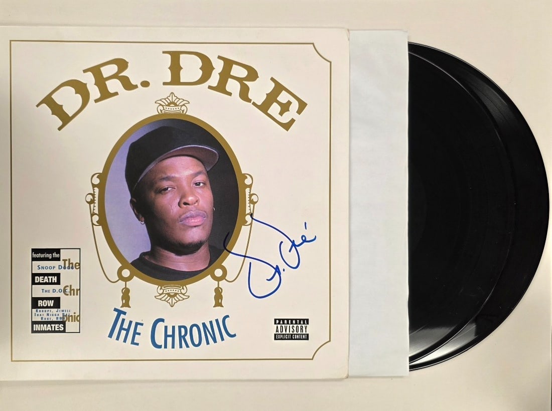 The Chronic vinyl LP hand signed by Dr. Dre with JSA authentication (1 of 8)