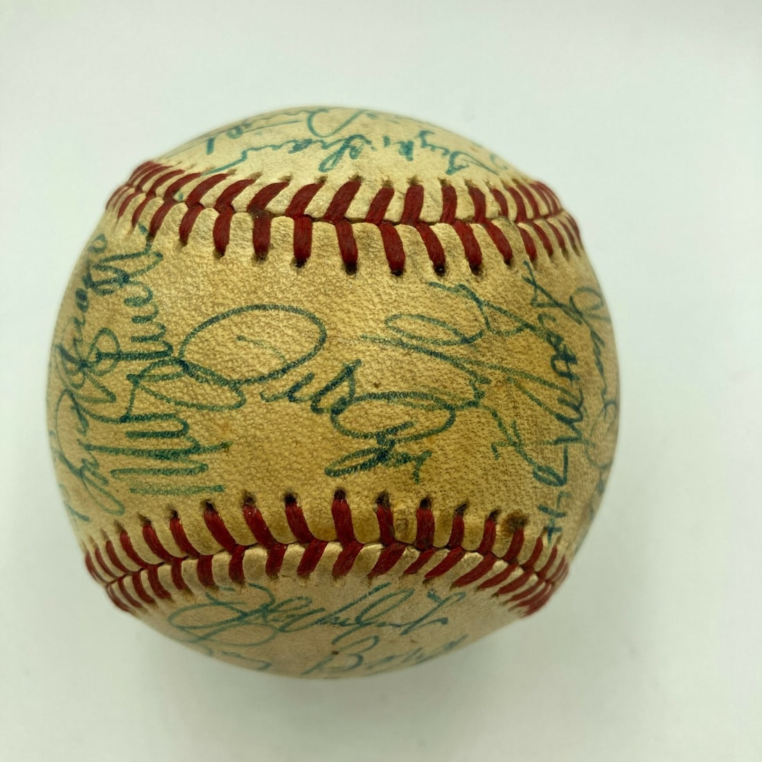 JSA 1980 Phillies World Series signed game-used NL baseball 33 autographs (1 of 11)