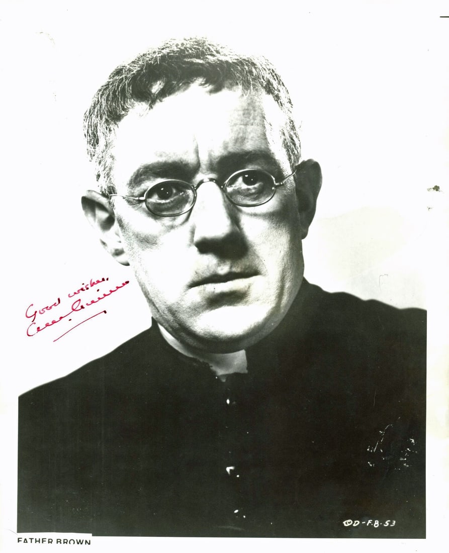 Alec Guinness signed Father Brown 8x10 photo BAS authenticated (1 of 3)