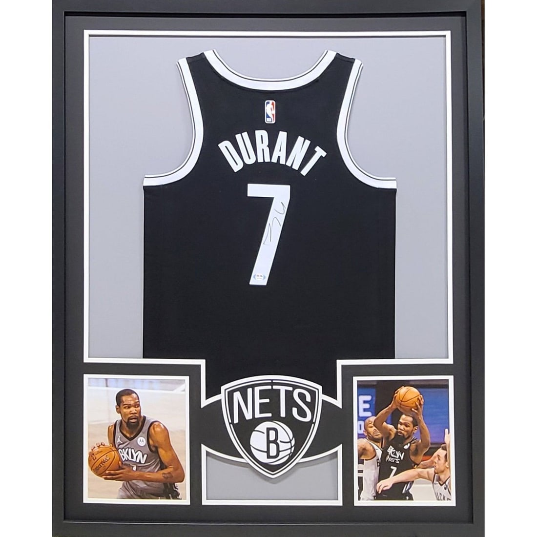 Framed Brooklyn Nets Kevin Durant Signed Jersey With PSA/DNA Authentication (1 of 3)