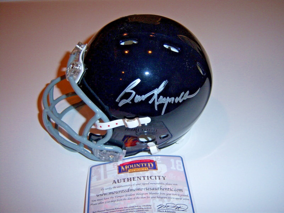 Burt Reynolds Signed Mini Helmet Riddell Carolina Panthers COA (1 of 1)