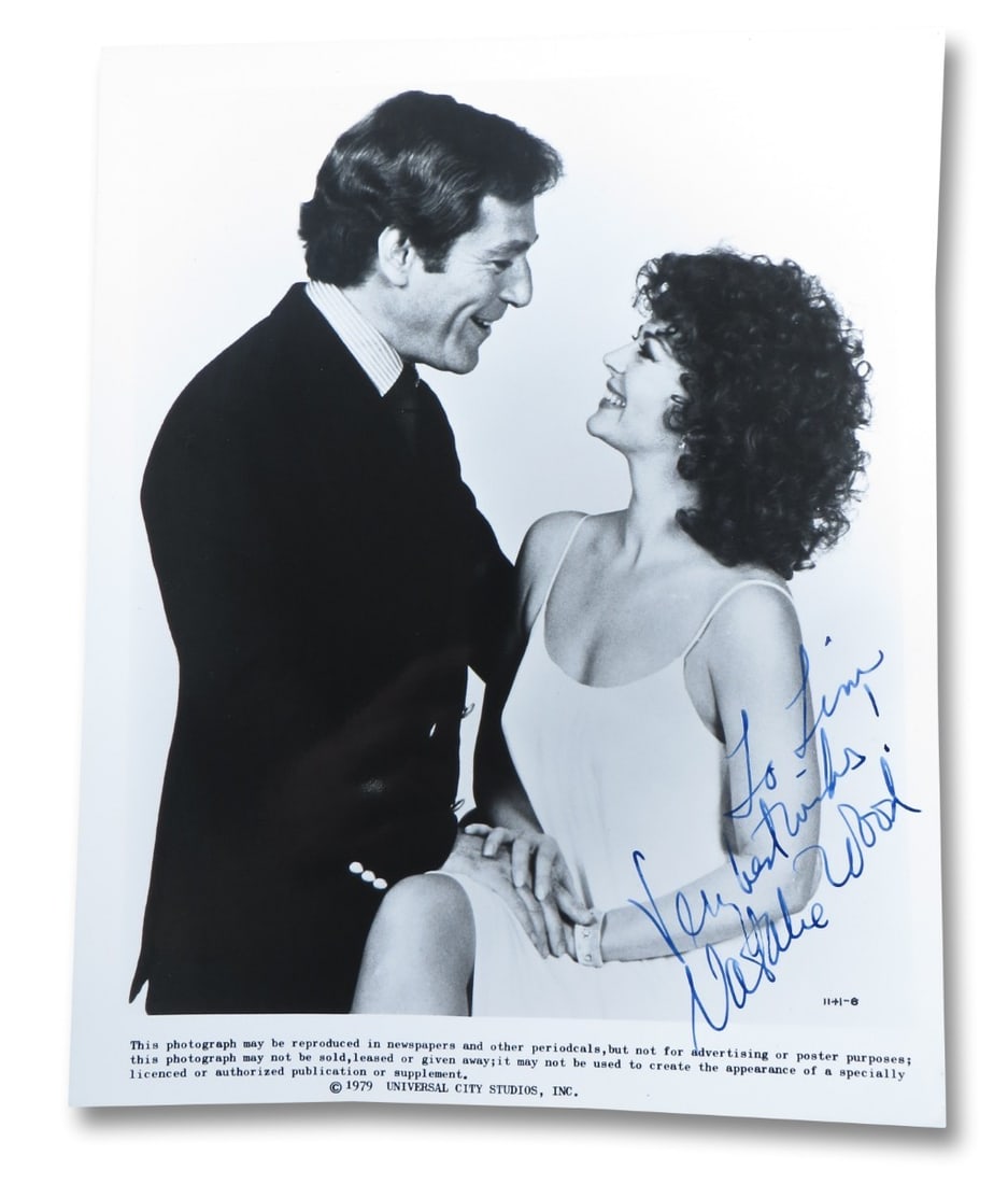 8x10 Signed Photograph of Natalie Wood with PSA DNA Authentication: 8x10 Signed Photograph of Natalie Wood with PSA DNA Authentication This is an original 8x10 photograph autographed by Natalie Wood, featuring her in "The Last Married Couple in America." The signature
