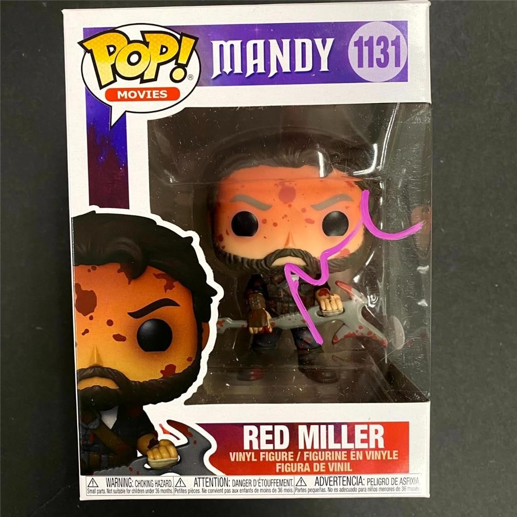 Funko Pop 1131 Mandy Red Miller signed by Nicolas Cage JSA (1 of 9)