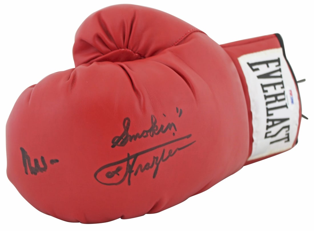 Everlast Boxing Glove Signed by Muhammad Ali and Joe Frazier PSA/DNA Authenticated (1 of 6)