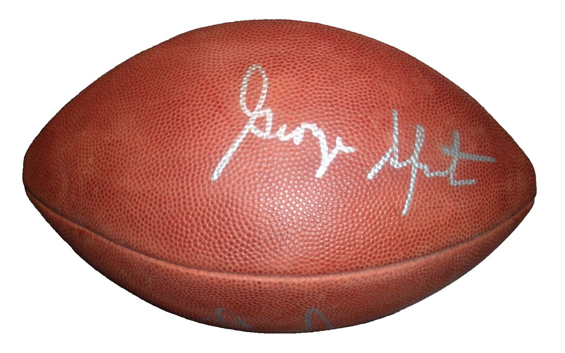 Signed NFL Football by Seifert and Walls with COA San Francisco 49ers (1 of 2)