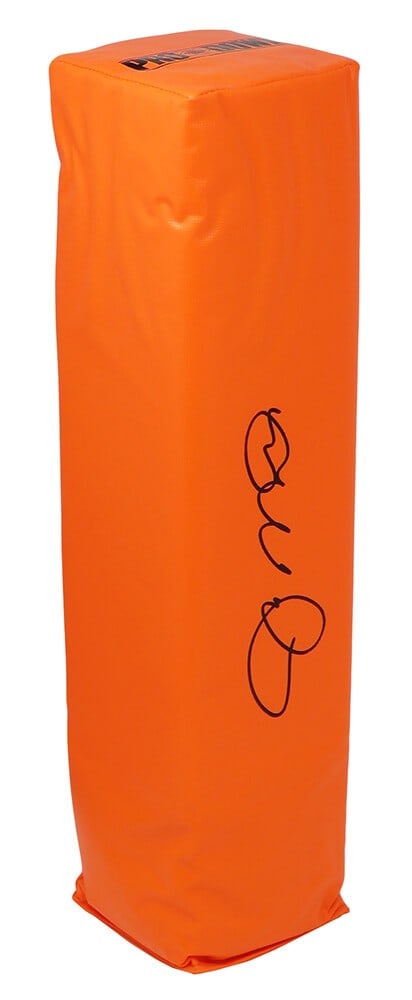 Joe Montana Signed BSN Orange Endzone Football Pylon with Fanatics COA: Joe Montana Signed BSN Orange Endzone Football Pylon with Fanatics COA This is a Joe Montana signed BSN orange endzone football pylon, a must-have collectible for any NFL fan. This item features the a