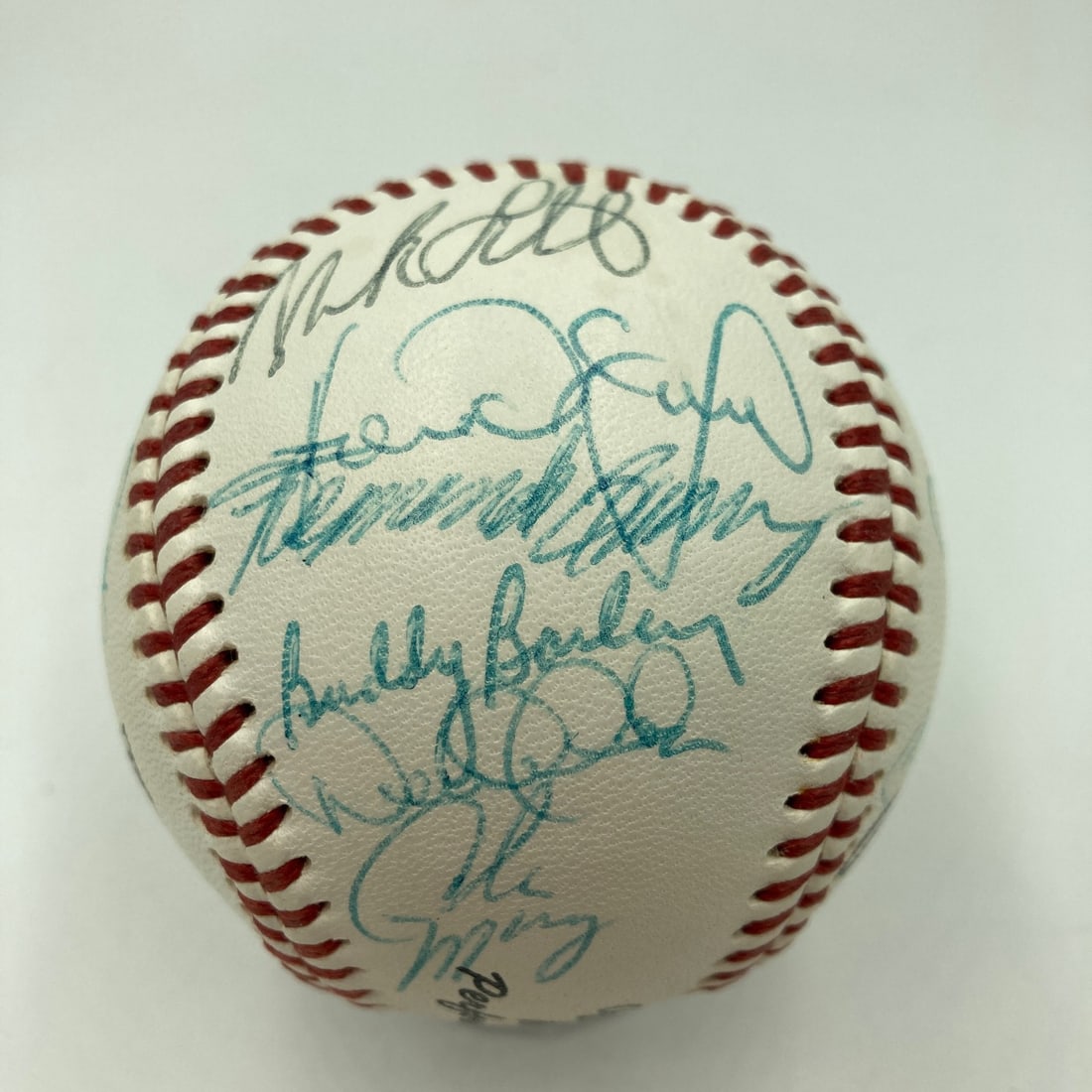 Beckett Certified Team Signed Triple-A All Star Baseball Featuring Derek Jeter Autograph: Beckett Certified Team Signed Triple-A All Star Baseball Featuring Derek Jeter Autograph This is an original Triple-A All Star Game baseball team-signed by Derek Jeter and 23 other players. The ball i
