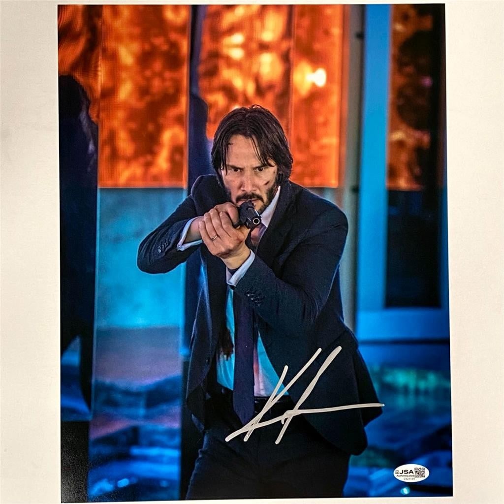 John Wick 11x14 Photograph Signed by Keanu Reeves with JSA Authentication (1 of 4)