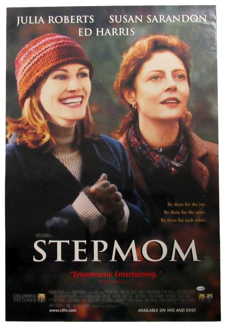Step Mom 27x40 poster dual signed by Julia Roberts and Susan Sarandon JSA (1 of 4)