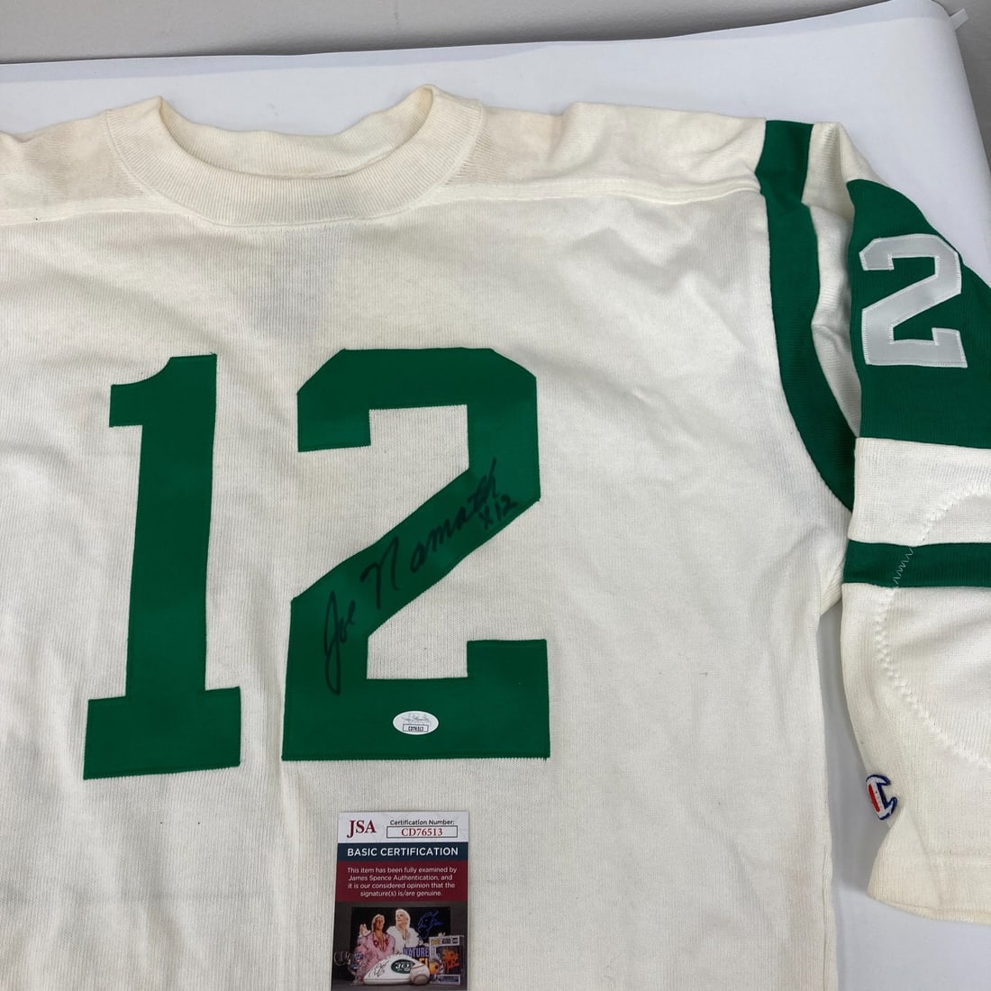 Joe Namath Twice Signed 1968 Jets Authentic Jersey with JSA COA (1 of 13)