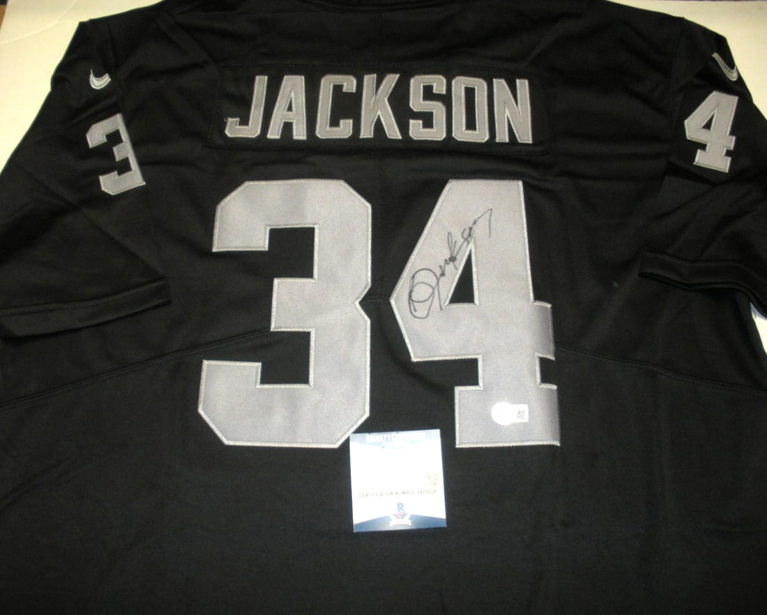 Bo Jackson signed Oakland Raiders Nike jersey Beckett COA (1 of 3)