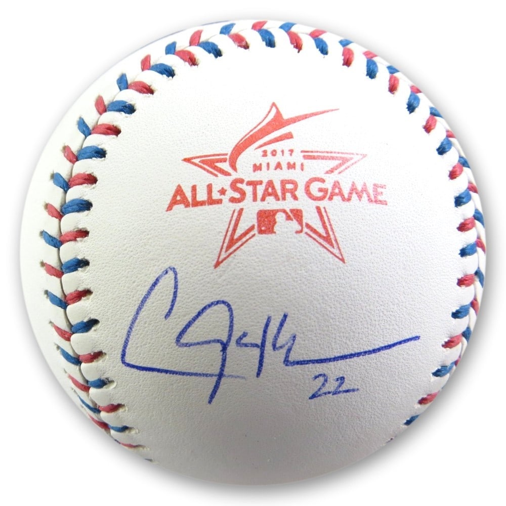 Clayton Kershaw Autographed 2017 All-Star Game Baseball Dodgers Beckett Authentic: Clayton Kershaw Autographed 2017 All-Star Game Baseball Dodgers Beckett Authentic This is an original autographed baseball from the 2017 All-Star Game, signed by renowned pitcher Clayton Kershaw of