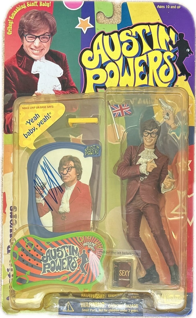 Austin Powers 6 Inch McFarlane Figure Signed by Mike Myers Beckett Authenticated (1 of 1)