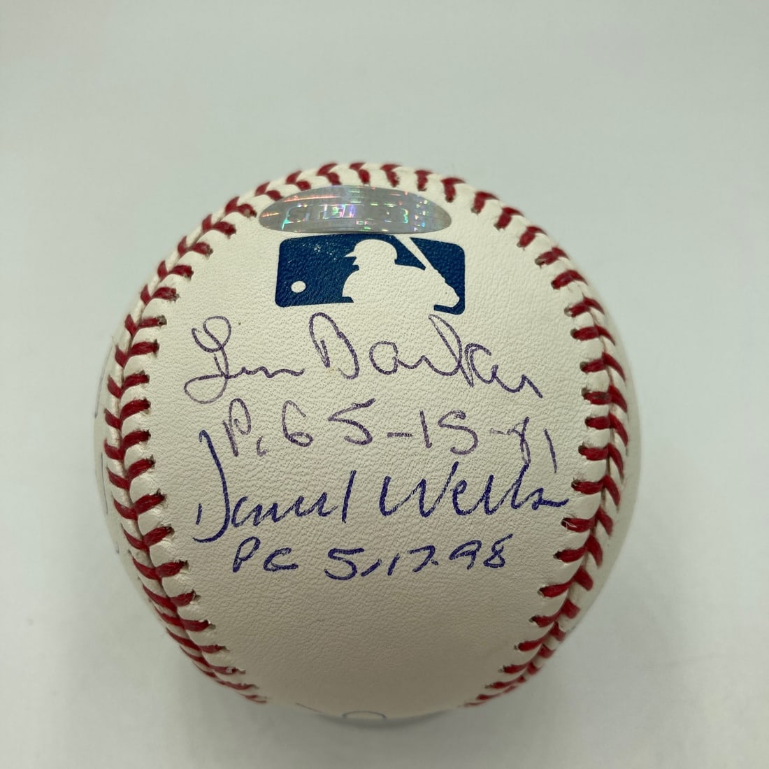Perfect Game Pitchers Multi-Signed Baseball With Inscriptions JSA Authenticated - 5
