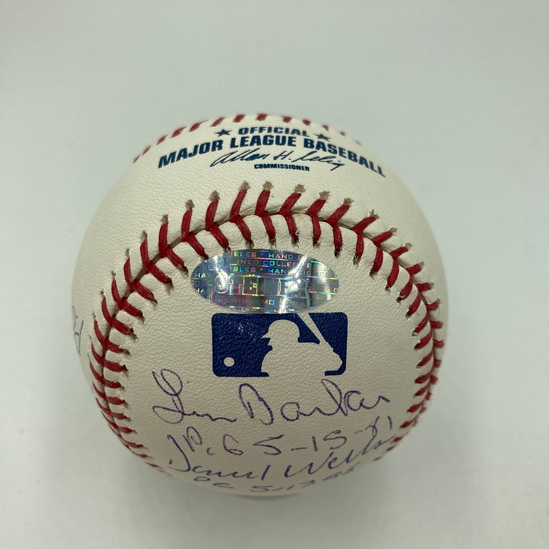 Perfect Game Pitchers Multi-Signed Baseball With Inscriptions JSA Authenticated - 6