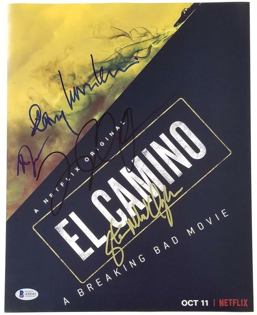 11x14 El Camino Photo Signed by Four Cast Members Beckett BAS Certified (1 of 2)