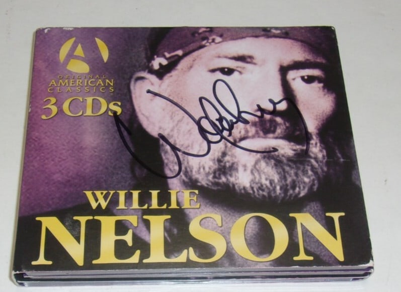 Willie Nelson Signed American Classics Country 3 CD Collection With COA (1 of 2)
