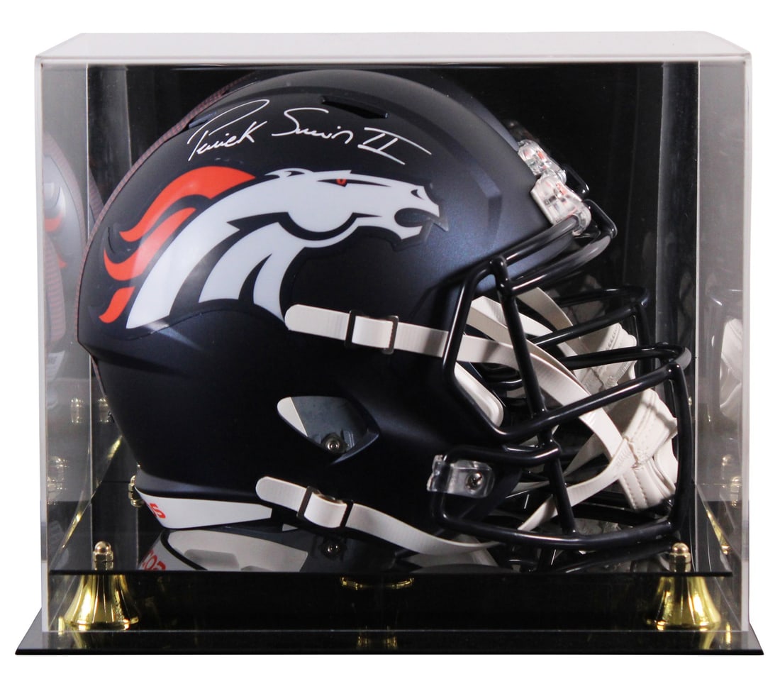 Denver Broncos Patrick Surtain II Signed Full Size Helmet with BAS Authentication: Denver Broncos Patrick Surtain II Signed Full Size Helmet with BAS Authentication This authentic autographed Riddell Full Size Speed Replica Helmet is personally signed by Patrick Surtain II of the De