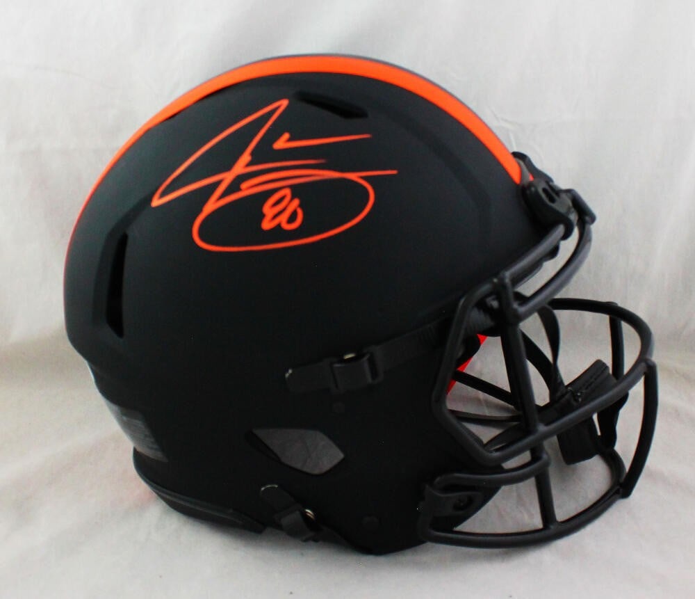 Cleveland Browns Eclipse Speed Authentic Helmet signed by Jarvis Landry JSA (1 of 6)