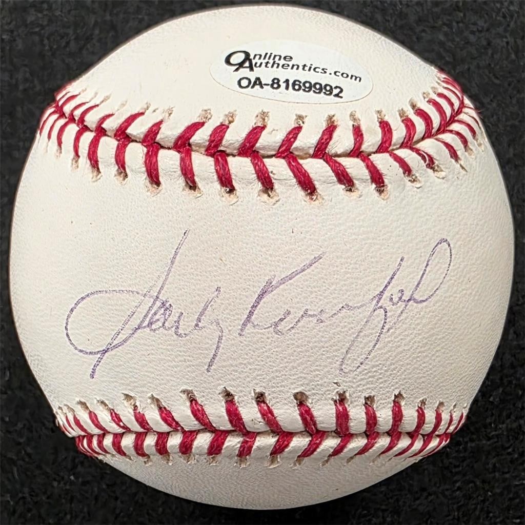 Official Rawlings MLB baseball autographed by Sandy Koufax with JSA (1 of 3)