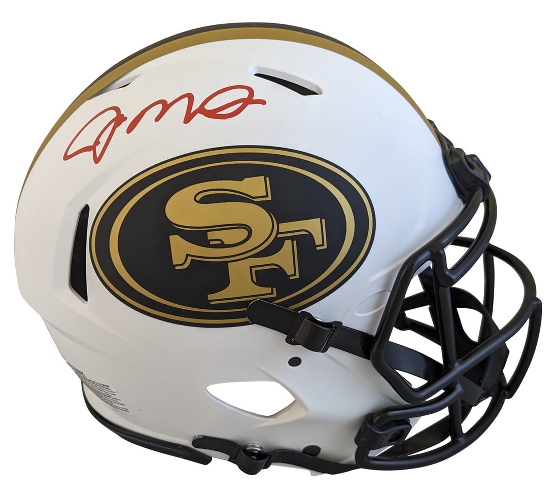 Joe Montana Signed 49ers Lunar Full Size Speed Helmet Fanatics Authenticated (1 of 3)