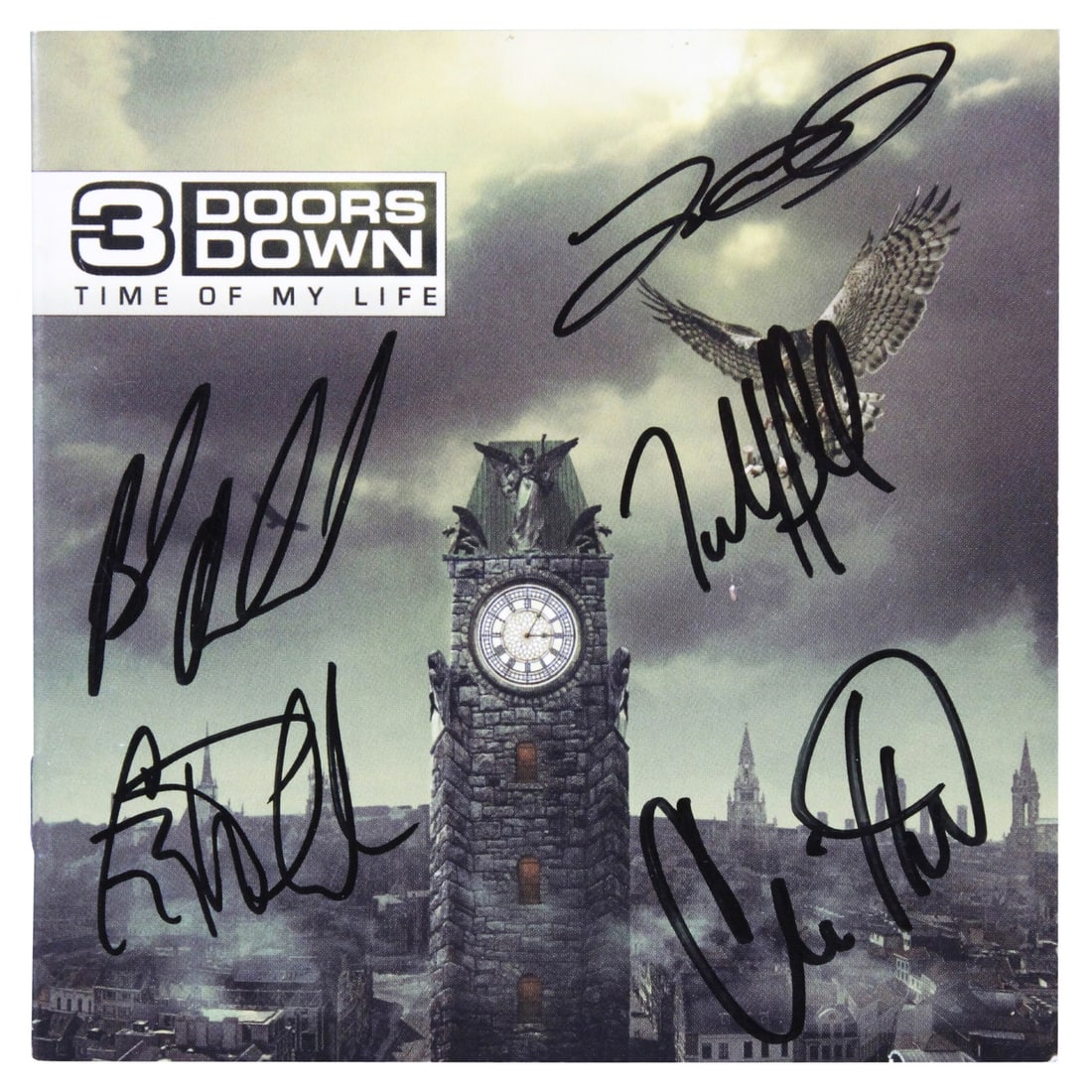 Autographed Time of My Life CD Booklet by 3 Doors Down with JSA COA (1 of 2)