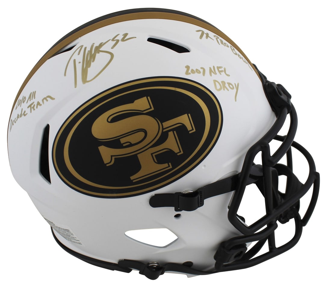 Patrick Willis Signed Lunar Speed Proline Helmet BAS Witnessed 49ers (1 of 5)