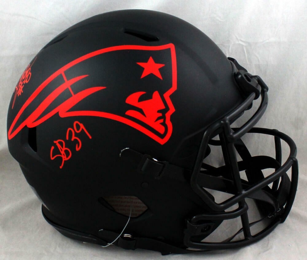 Corey Dillon autographed Patriots Eclipse Speed full size helmet PSA DNA (1 of 5)
