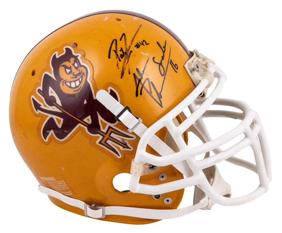 Arizona State Sun Devils full size game helmet signed by Pat Tillman JSA (1 of 13)