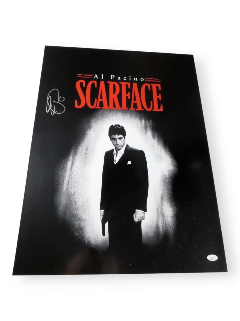 Al Pacino autographed 18X24 Scarface photo poster JSA (1 of 4)